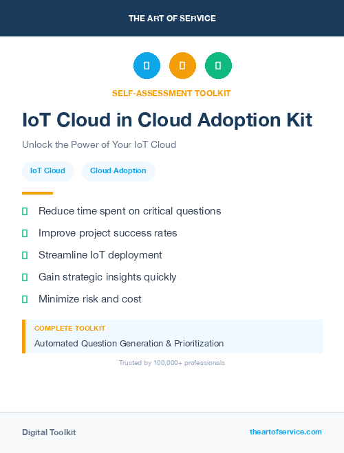 IoT Cloud in Cloud Adoption Kit