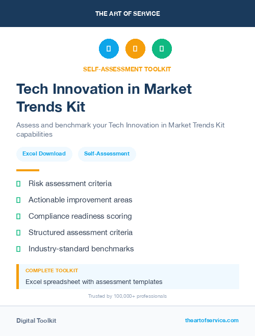 Tech Innovation in Market Trends Kit