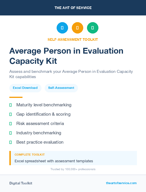 Average Person in Evaluation Capacity Kit