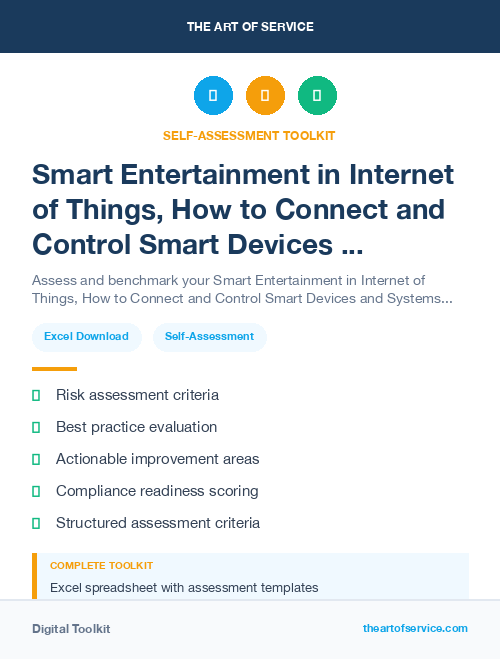 Smart Entertainment in Internet of Things, How to Connect and Control Smart Devices and Systems in Your Home, Office, and Beyond Kit
