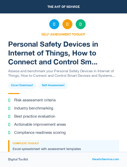 Personal Safety Devices in Internet of Things, How to Connect and Control Smart Devices and Systems in Your Home, Office, and Beyond Kit