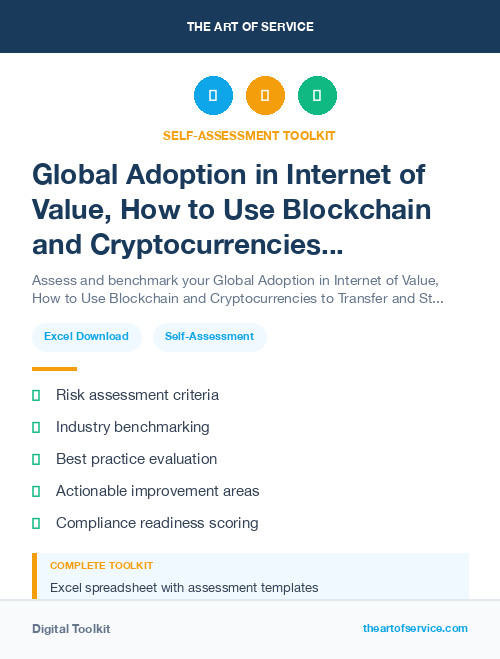 Global Adoption in Internet of Value, How to Use Blockchain and Cryptocurrencies to Transfer and Store Value Kit