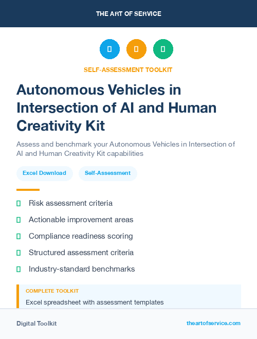 Autonomous Vehicles in Intersection of AI and Human Creativity Kit