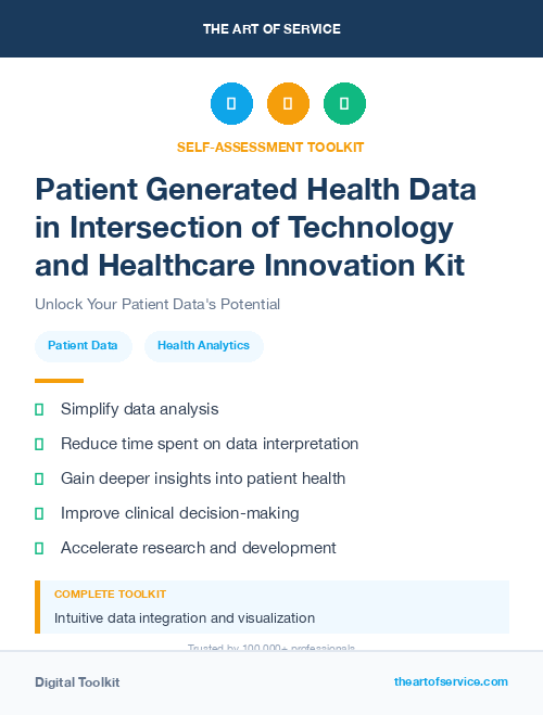 Patient Generated Health Data in Intersection of Technology and Healthcare Innovation Kit