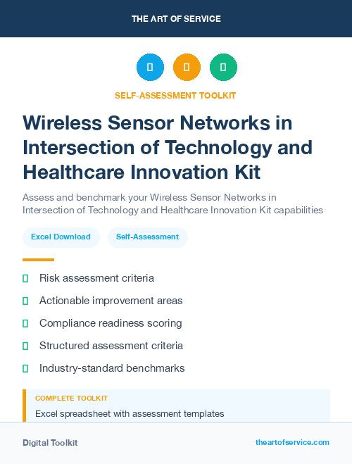 Wireless Sensor Networks in Intersection of Technology and Healthcare Innovation Kit
