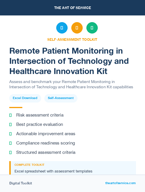 Remote Patient Monitoring in Intersection of Technology and Healthcare Innovation Kit