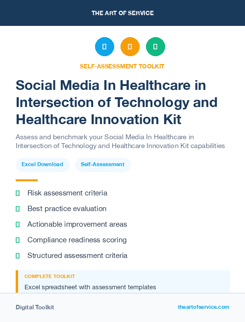 Social Media In Healthcare in Intersection of Technology and Healthcare Innovation Kit
