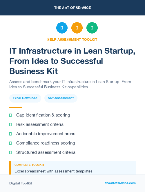 IT Infrastructure in Lean Startup, From Idea to Successful Business Kit