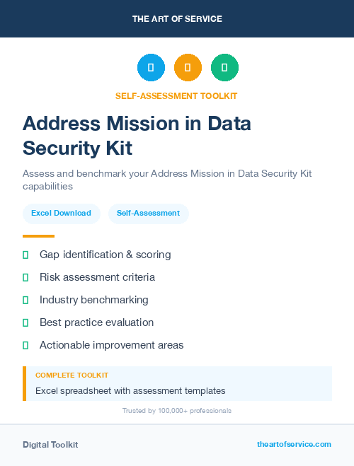 Address Mission in Data Security Kit