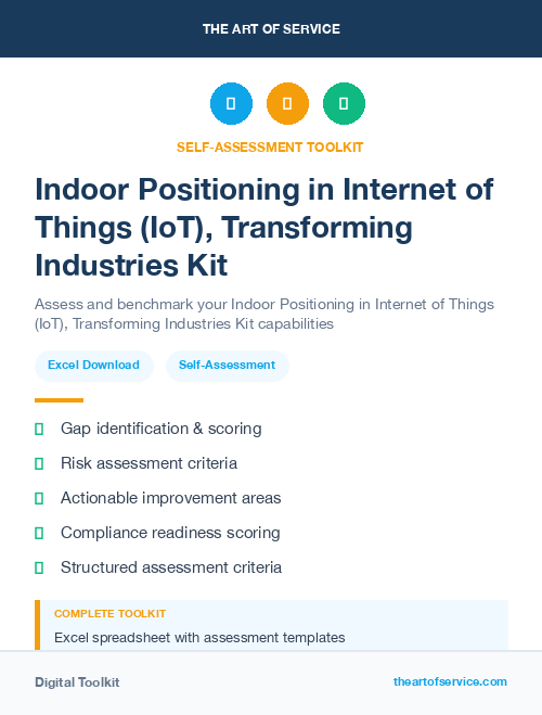 Indoor Positioning in Internet of Things (IoT), Transforming Industries Kit