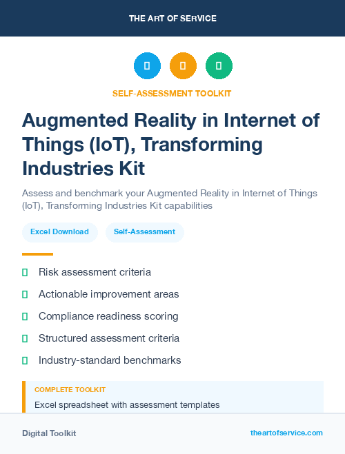 Augmented Reality in Internet of Things (IoT), Transforming Industries Kit
