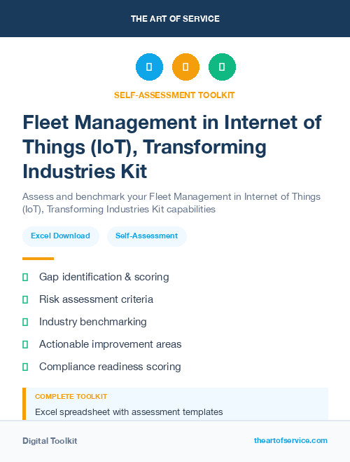 Fleet Management in Internet of Things (IoT), Transforming Industries Kit