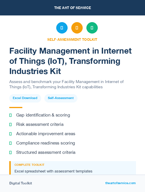 Facility Management in Internet of Things (IoT), Transforming Industries Kit