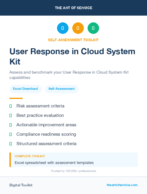 User Response in Cloud System Kit