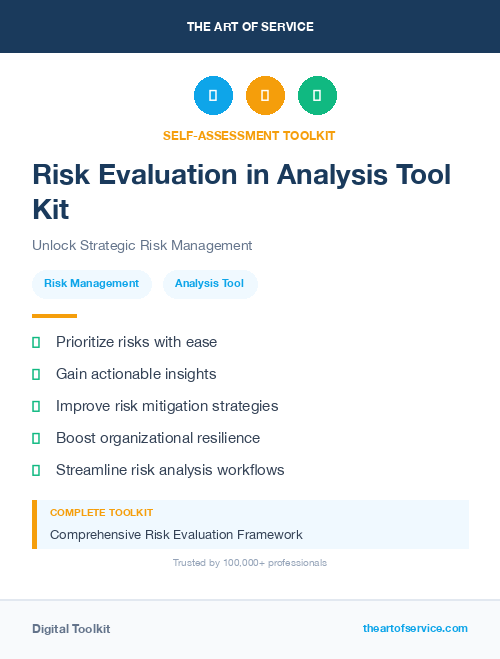 Risk Evaluation in Analysis Tool Kit