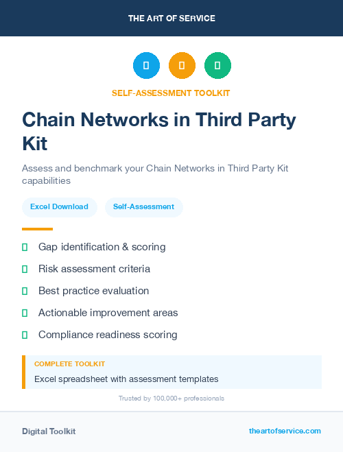 Chain Networks in Third Party Kit