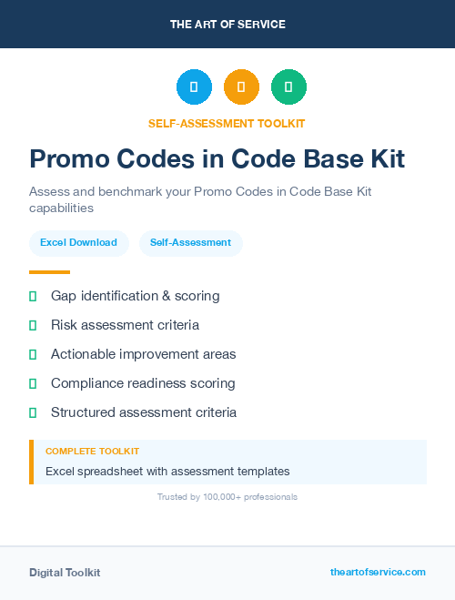 Promo Codes in Code Base Kit