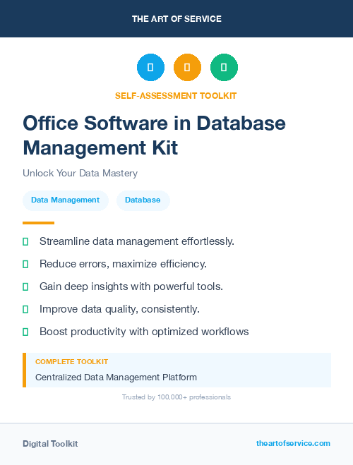Office Software in Database Management Kit