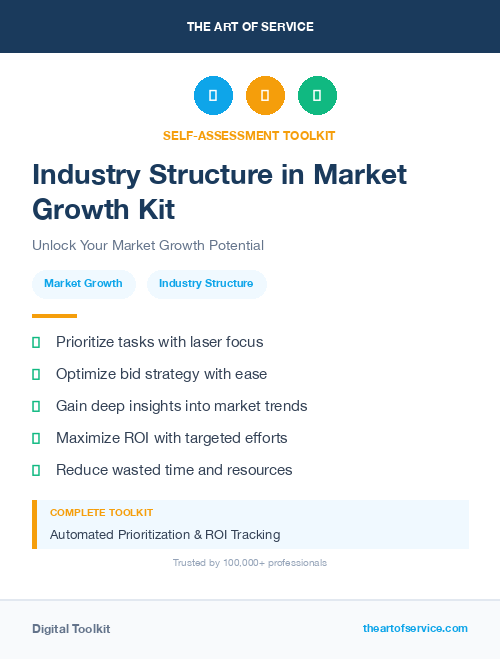 Industry Structure in Market Growth Kit