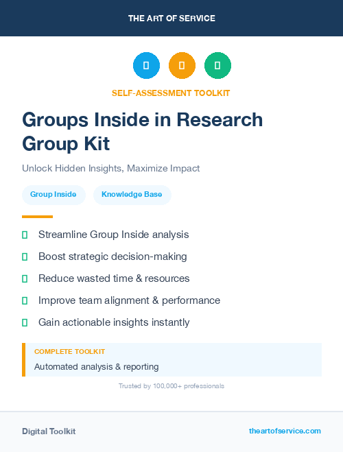 Groups Inside in Research Group Kit