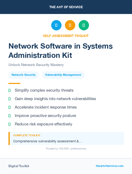 Network Software in Systems Administration Kit
