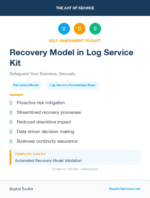 Recovery Model in Log Service Kit
