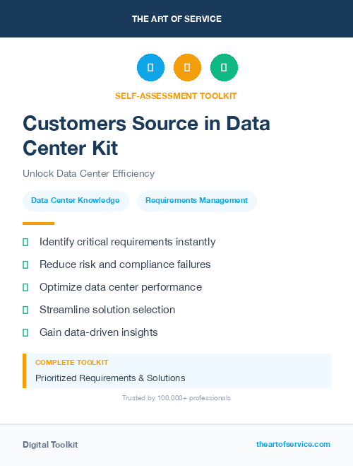 Customers Source in Data Center Kit