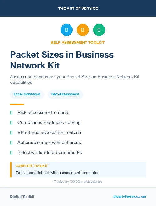 Packet Sizes in Business Network Kit