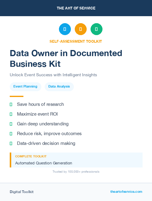 Data Owner in Documented Business Kit