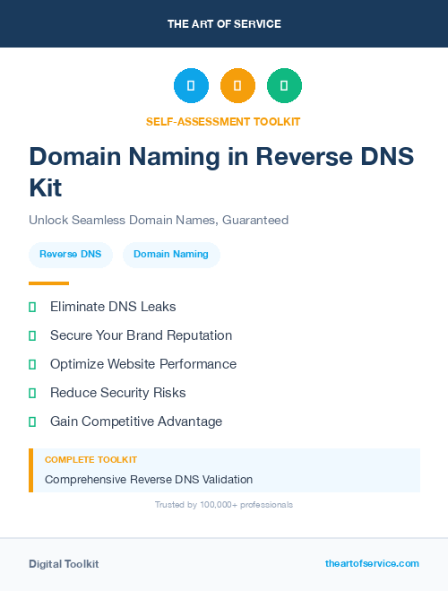 Domain Naming in Reverse DNS Kit