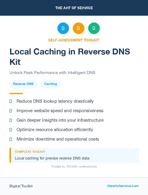 Local Caching in Reverse DNS Kit