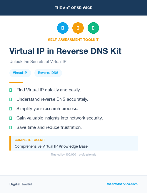 Virtual IP in Reverse DNS Kit