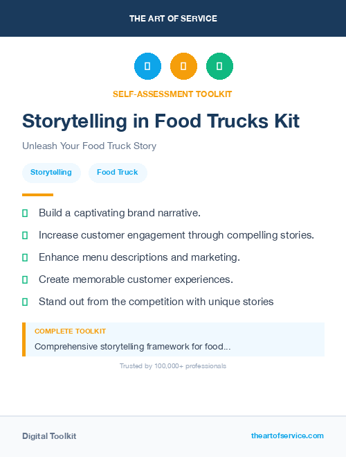Storytelling in Food Trucks Kit