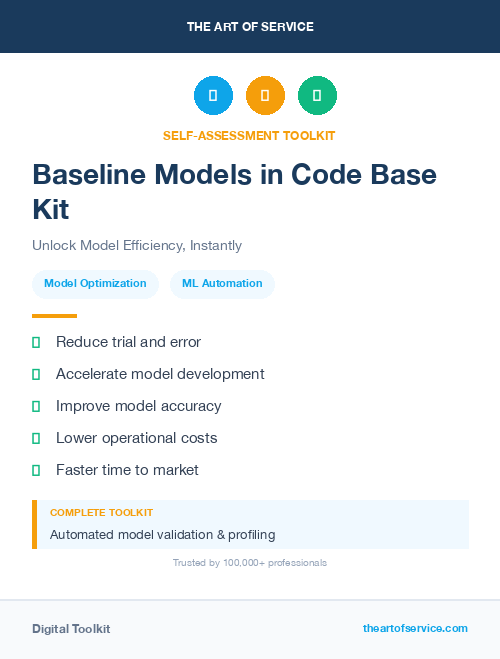 Baseline Models in Code Base Kit