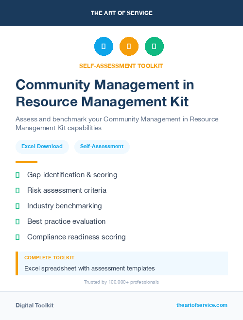 Community Management in Resource Management Kit