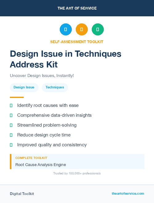 Design Issue in Techniques Address Kit