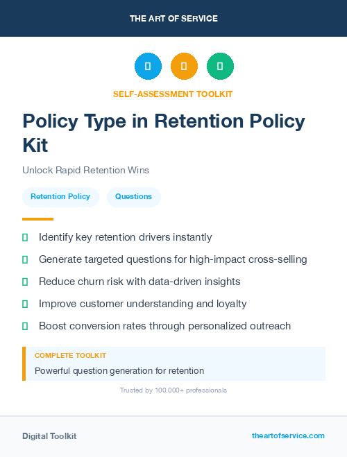 Policy Type in Retention Policy Kit