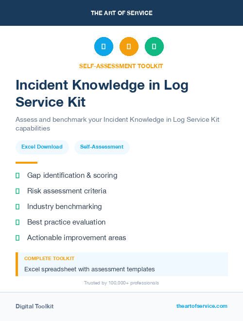 Incident Knowledge in Log Service Kit