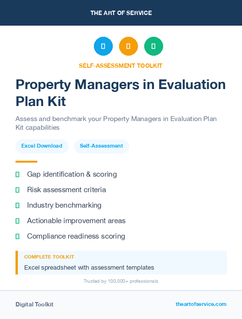 Property Managers in Evaluation Plan Kit
