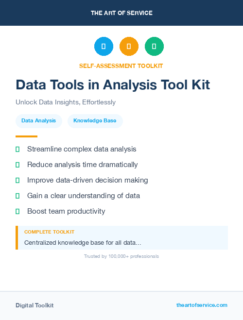 Data Tools in Analysis Tool Kit
