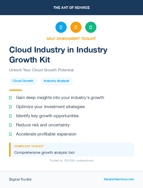 Cloud Industry in Industry Growth Kit