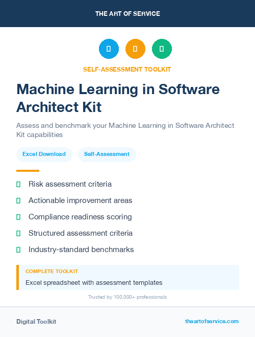 Machine Learning in Software Architect Kit