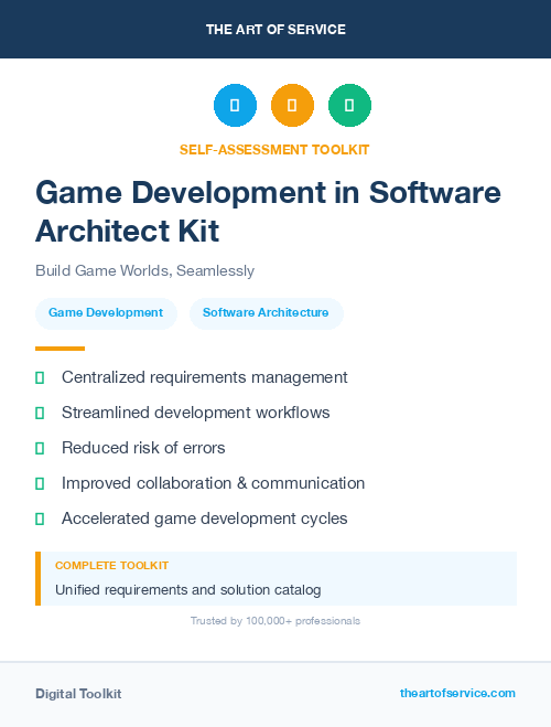 Game Development in Software Architect Kit
