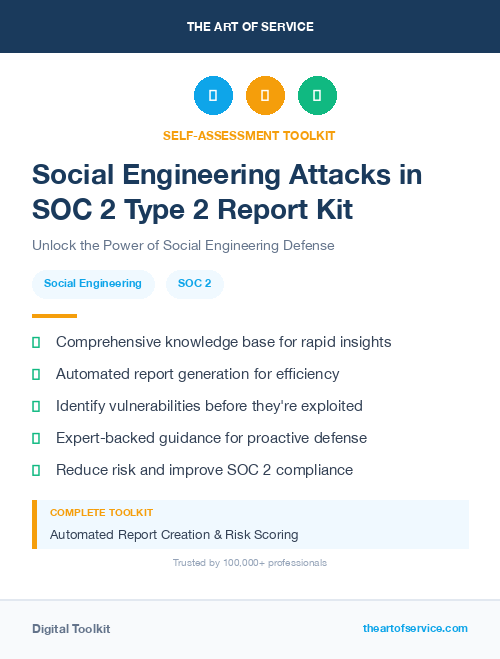 Social Engineering Attacks in SOC 2 Type 2 Report Kit