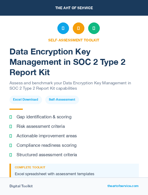 Data Encryption Key Management in SOC 2 Type 2 Report Kit