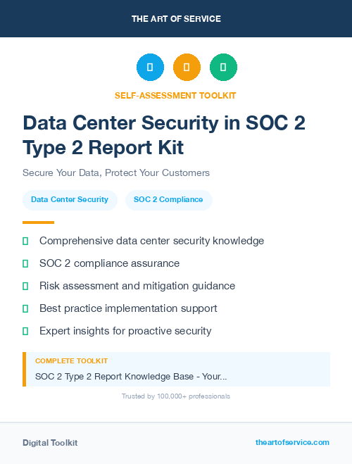 Data Center Security in SOC 2 Type 2 Report Kit