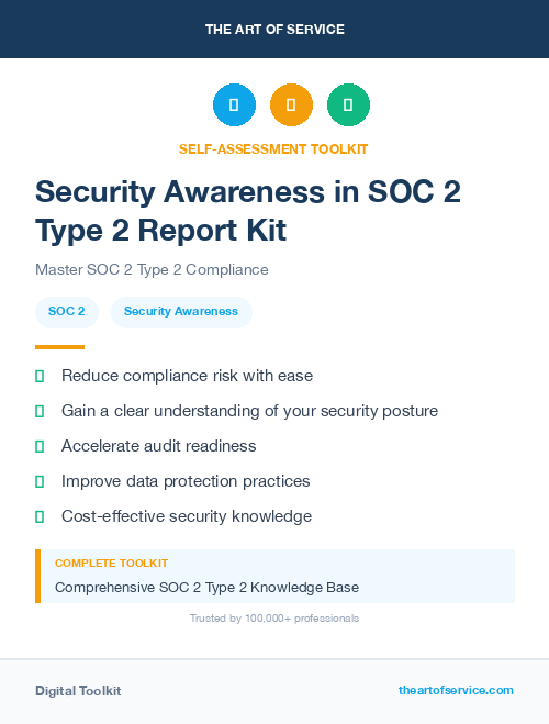 Security Awareness in SOC 2 Type 2 Report Kit