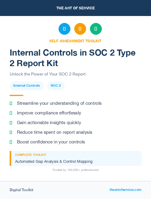 Internal Controls in SOC 2 Type 2 Report Kit