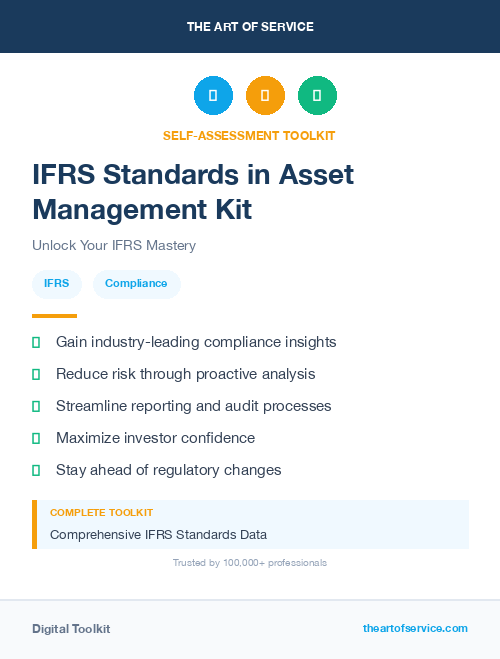 IFRS Standards in Asset Management Kit