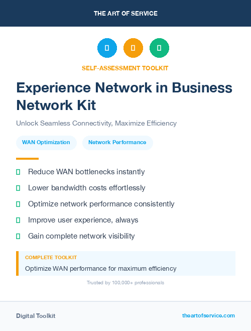 Experience Network in Business Network Kit
